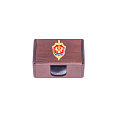 Визитница деревянная со знаком ФСБ (107020)