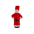 Чехол «Дед Мороз» на бутылку с жетоном «Полиция»