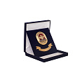 Знак-жетон «Полиция, МВД России» в барх.коробке с лентой «За верность традициям»